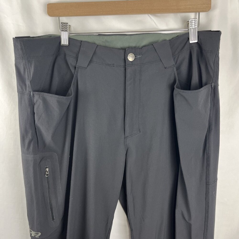 Outdoor Research Nylon Grey Hiking Pants Men's Size 36